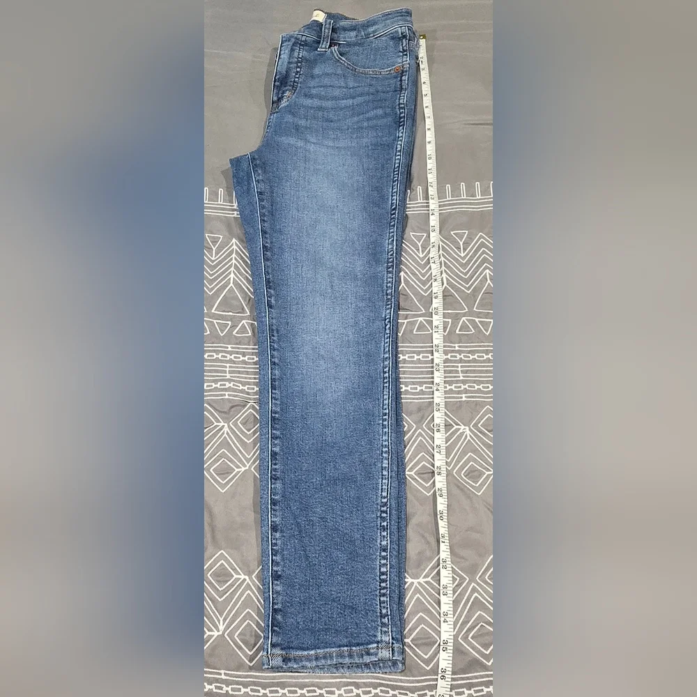 Madewell 10" High Rise Skinny Cropped Jeans Size 26 - Picture 2 of 8